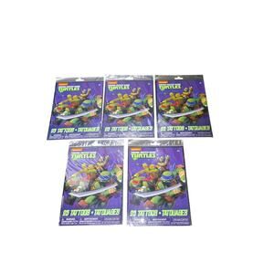 Teenage Mutant Ninja Turtles 25 Piece Temporary Tattoo Sets 2013 Nickelodeon x5